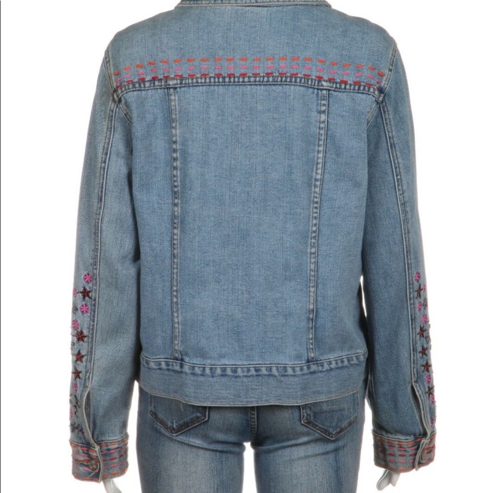 So Blue Sigrid Oslen Denim Jacket Embroidered - image 4